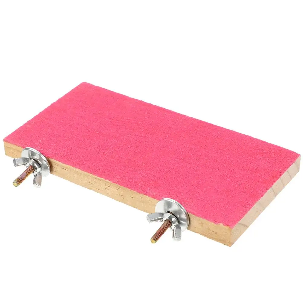 2pcs Pink Sanding Bird Perch Platform Wooden Bird Cage Accessories Bird Training Platform Parrot Exercise Toy Pet Products
2pcs Pink Sanding Bird Perch Platform Wooden Bird Cage Accessories Bird Training Platform Parrot Exercise Toy Pet Products
