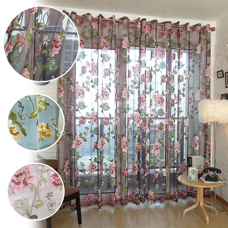 2025 Peony Printed Tulle Curtain Transparent Sheer Window for Living Room Bedroom Kitchen Balcony Door Screen Translucent Design
2025 Peony Printed Tulle Curtain Transparent Sheer Window for Living Room Bedroom Kitchen Balcony Door Screen Translucent Design