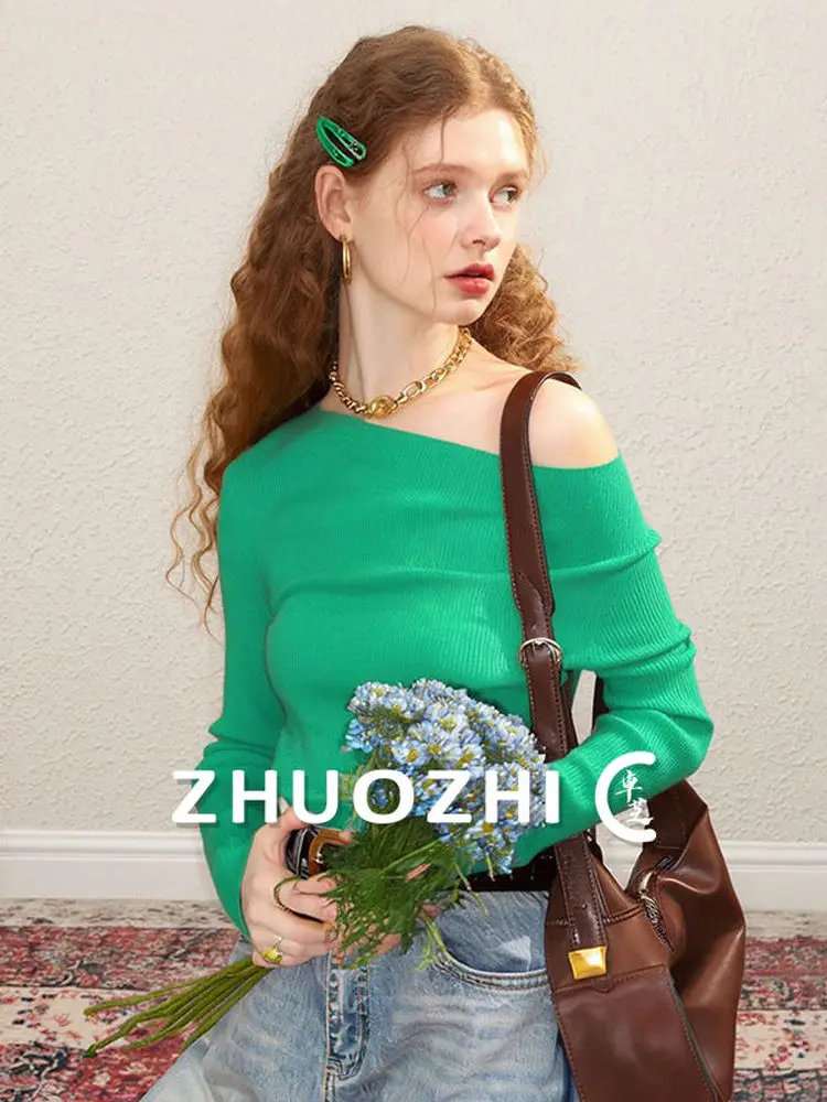 Женская базовая футболка ZhuoZhi в корейском стиле с длинным рукавом, облегающая, дышащая, комфортная, вязаная, модная
Женская базовая футболка ZhuoZhi в корейском стиле с длинным рукавом, облегающая, дышащая, комфортная, вязаная, модная