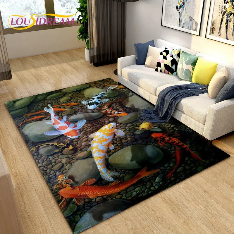 Nordic Luxury 3D Fish Carp Area Rug Large,Carpet Rug for Living Room Bedroom Sofa Decoration,Kitchen Doormat Non-slip Floor Mat
Nordic Luxury 3D Fish Carp Area Rug Large,Carpet Rug for Living Room Bedroom Sofa Decoration,Kitchen Doormat Non-slip Floor Mat