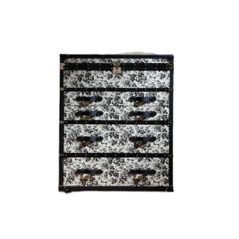 Light luxury French retro style chest of drawers, bedroom dresser, jewelry cabinet with lock
Light luxury French retro style chest of drawers, bedroom dresser, jewelry cabinet with lock