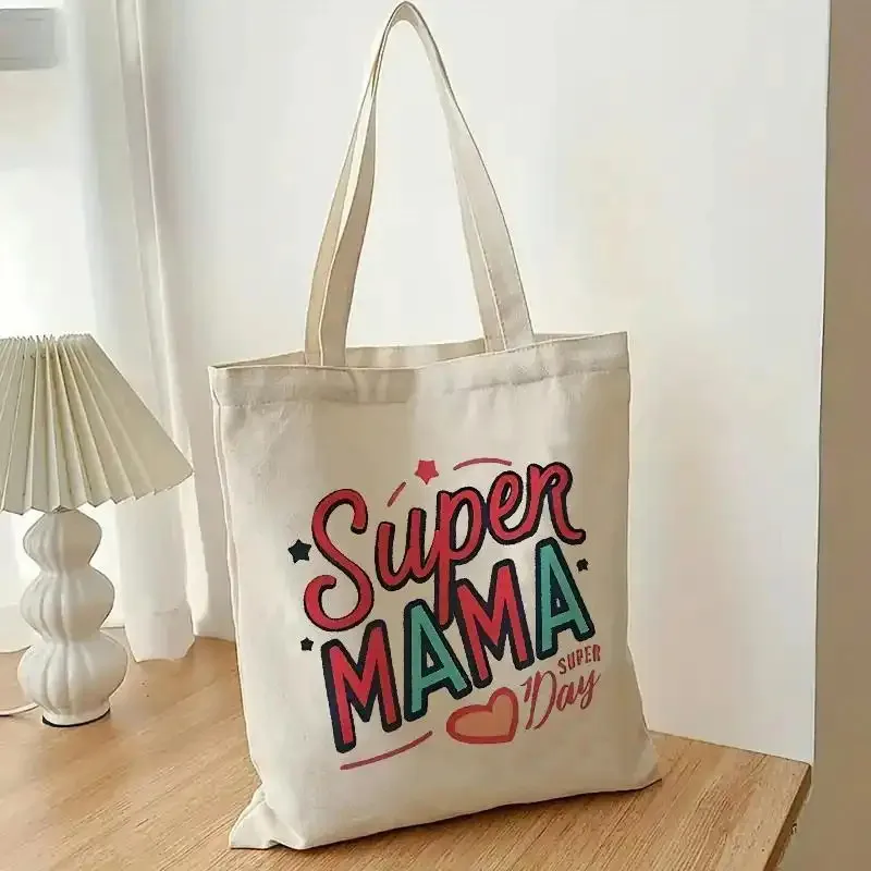 Super Mama Day Tote Bag Large Capacity White Canvas Shoulder Bag for Women Travel Daily Use Gift for Mothers Mother S Day
Super Mama Day Tote Bag Large Capacity White Canvas Shoulder Bag for Women Travel Daily Use Gift for Mothers Mother S Day