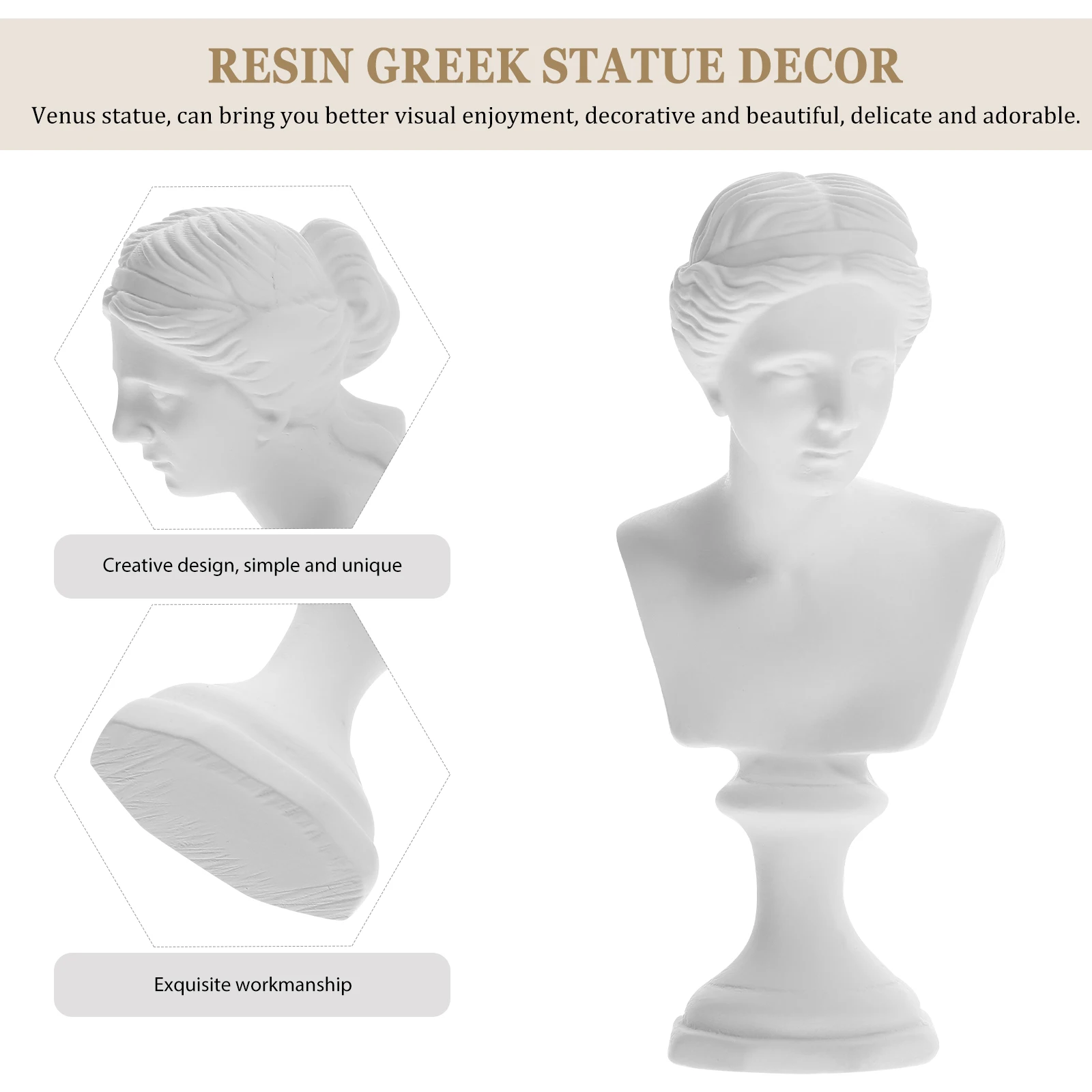 Character Avatar Sculpture Resin Statue Portrait Home Decor Roman Pillar Greek Column Classical
Character Avatar Sculpture Resin Statue Portrait Home Decor Roman Pillar Greek Column Classical