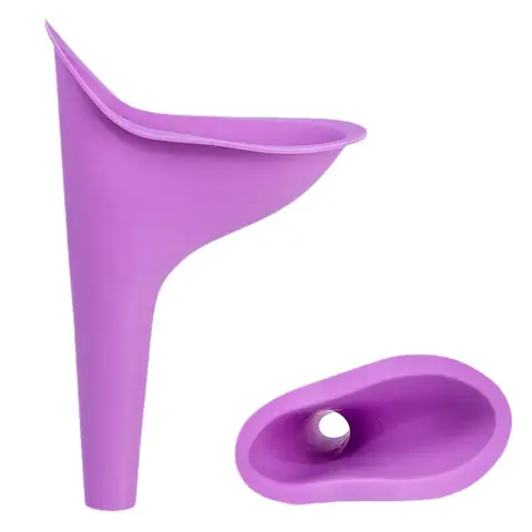 Soft Silicone Female Urinal Outdoor Travel Camping Women Girl Urinal For women Stand Up & Pee Lady Girl Mobile Toilet