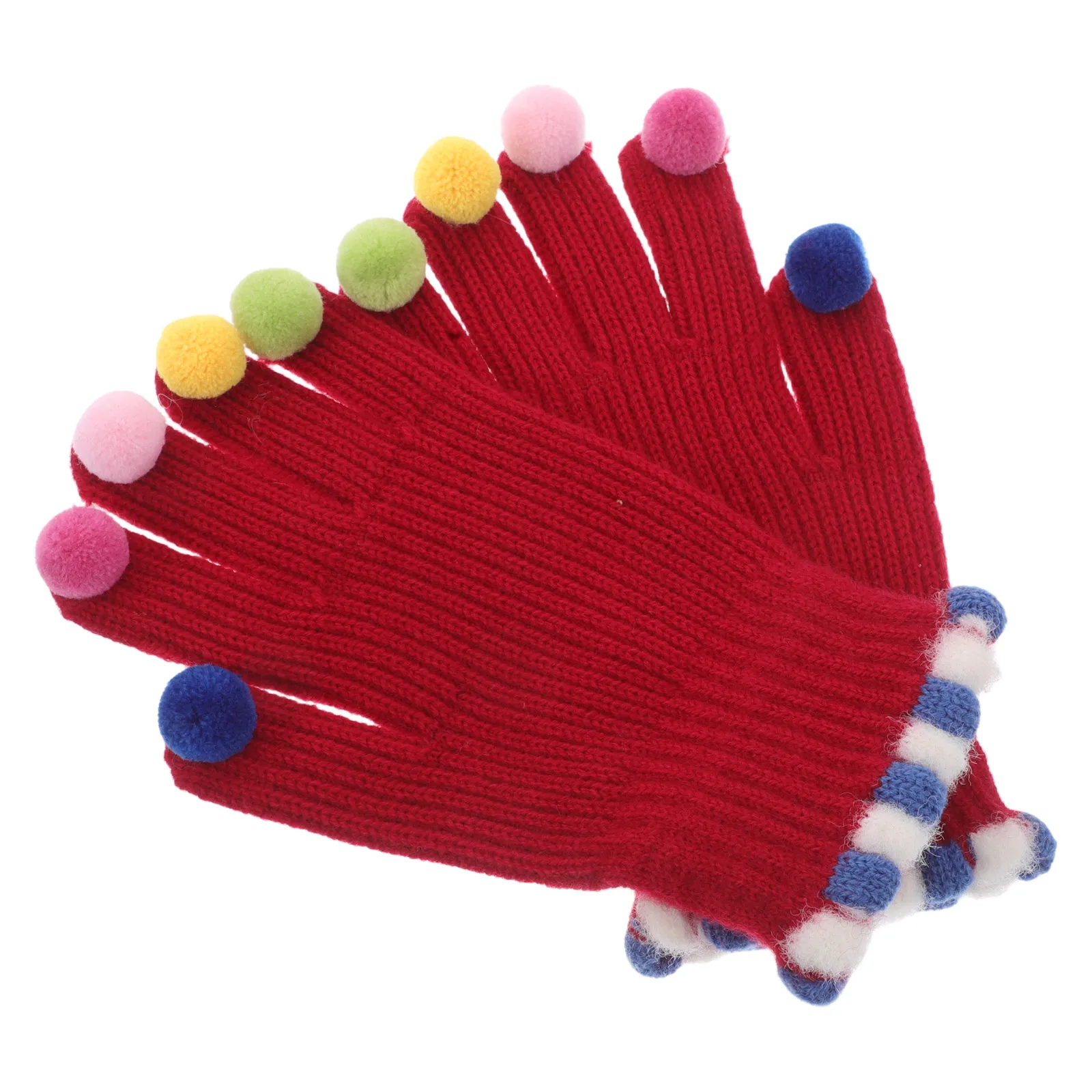 1 Pair Christmas Pompom Knitted Gloves Touchscreen Compatible Thermal Fingerless Mittens Warm Full Finger Cycling Running
1 Pair Christmas Pompom Knitted Gloves Touchscreen Compatible Thermal Fingerless Mittens Warm Full Finger Cycling Running