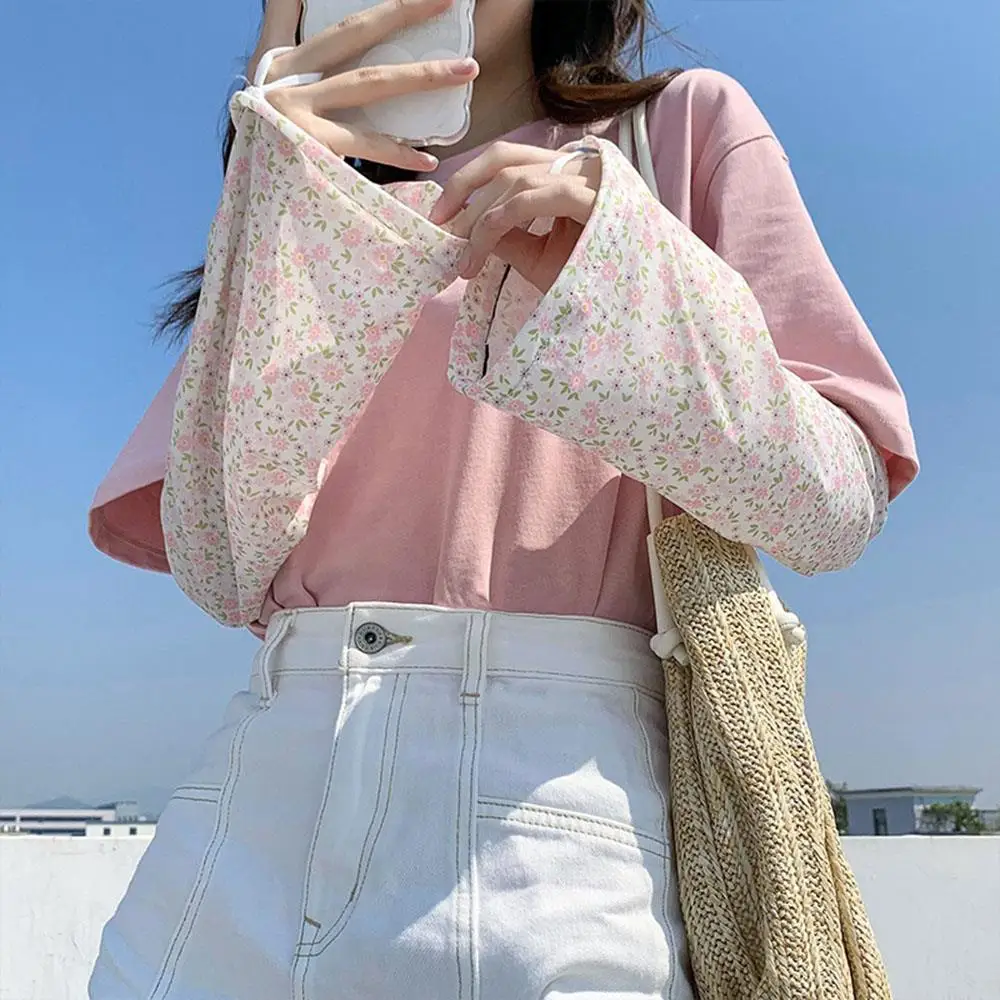 Sweet Flower Anti-sunburn Sleeve Summer Ice silk Arm Sleeves Outdoor Driving Cycling Sun Protection Long Sleeve Adjustable Cuff
Sweet Flower Anti-sunburn Sleeve Summer Ice silk Arm Sleeves Outdoor Driving Cycling Sun Protection Long Sleeve Adjustable Cuff