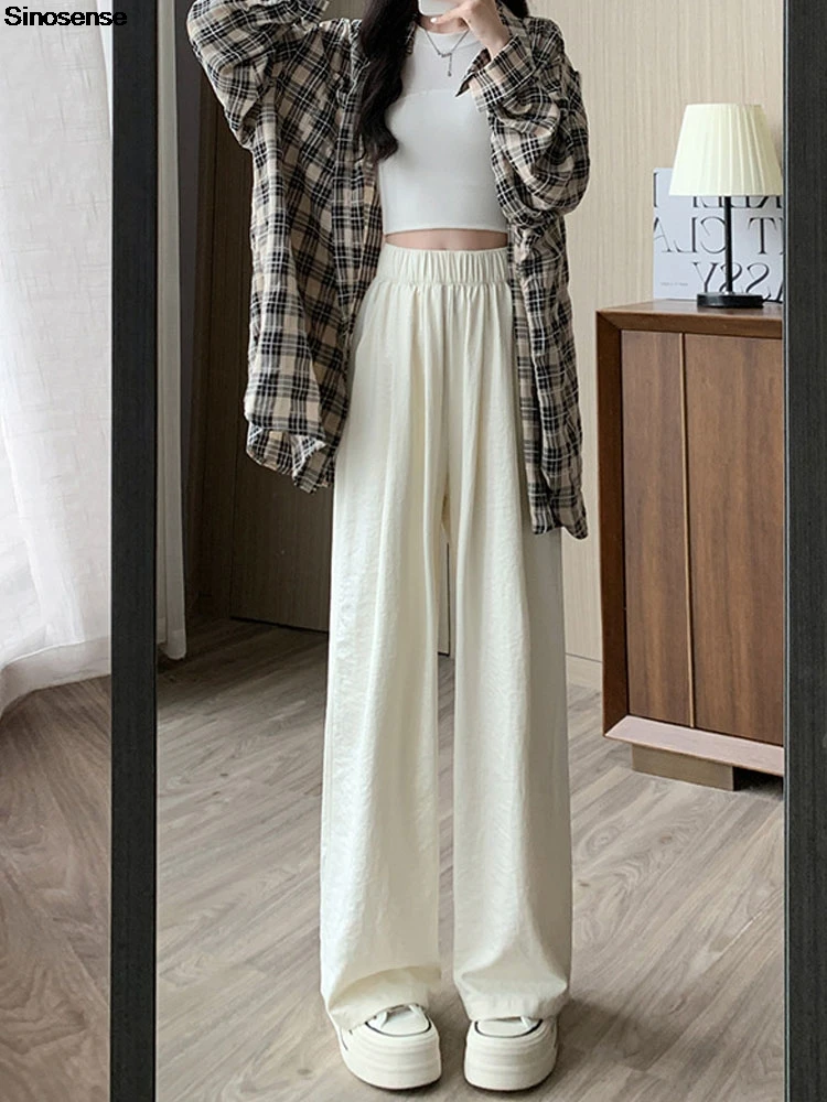 Womens Wide Leg Pants With Pockets Elastic Waist Long Lounge Palazzo Pants Summer High Waist Loose Casual Daily LifeTrousers
Womens Wide Leg Pants With Pockets Elastic Waist Long Lounge Palazzo Pants Summer High Waist Loose Casual Daily LifeTrousers