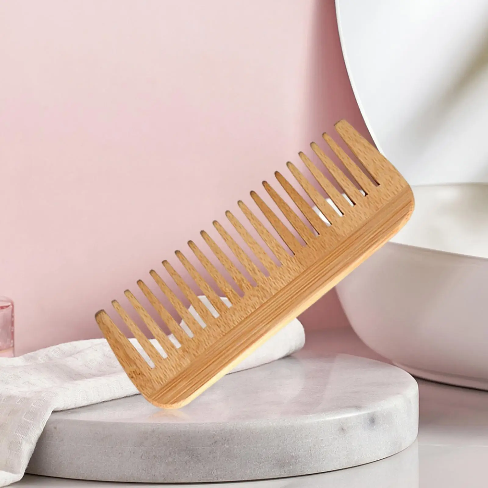 Wide Tooth Hair Comb Anti Static Prevents tangles Detangling Comb for wet and dry Hair
Wide Tooth Hair Comb Anti Static Prevents tangles Detangling Comb for wet and dry Hair