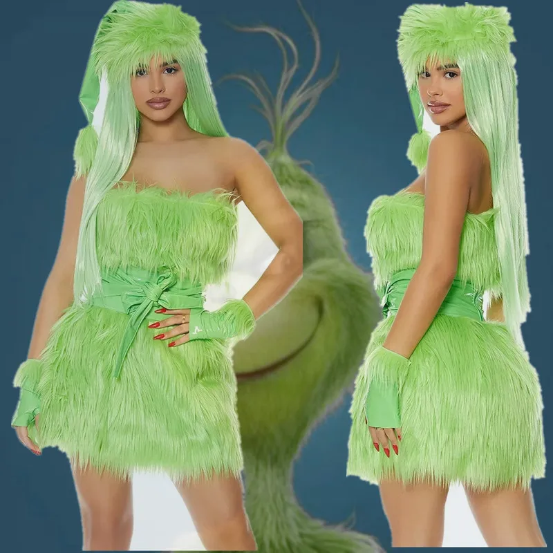 Костюм зеленого ворса монстра, волосатая униформа Grinch, костюм монстра ужасов на Хэллоуин, Рождественскую вечеринку, костюм для взрослых, забавный косплей
Костюм зеленого ворса монстра, волосатая униформа Grinch, костюм монстра ужасов на Хэллоуин, Рождественскую вечеринку, костюм для взрослых, забавный косплей