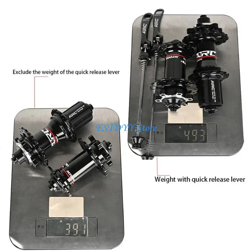 G6DE Disc Brake Disc Hub Set, 32 Holes, MTB Front and Rear Bearing Hubs 8 9 10 11 Speed,Black Red
G6DE Disc Brake Disc Hub Set, 32 Holes, MTB Front and Rear Bearing Hubs 8 9 10 11 Speed,Black Red