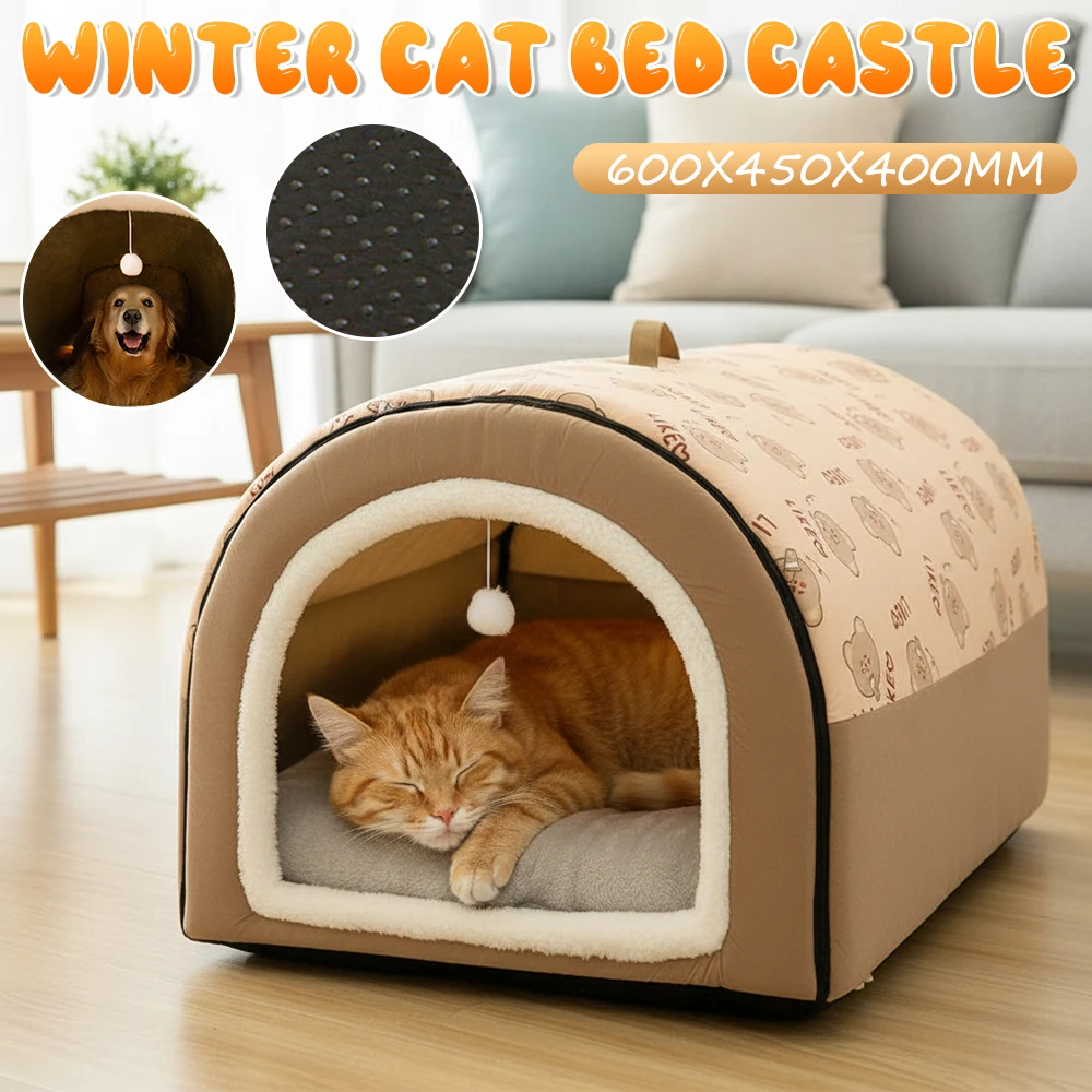 Зимняя теплая будка для собак, съемный плюшевый хлопковый коврик для собачьего домика, уютная кровать для домашних животных, гнездо для маленьких, средних и больших собак, кошек, щенков, котят, домашних животных
Зимняя теплая будка для собак, съемный плюшевый хлопковый коврик для собачьего домика, уютная кровать для домашних животных, гнездо для маленьких, средних и больших собак, кошек, щенков, котят, домашних животных