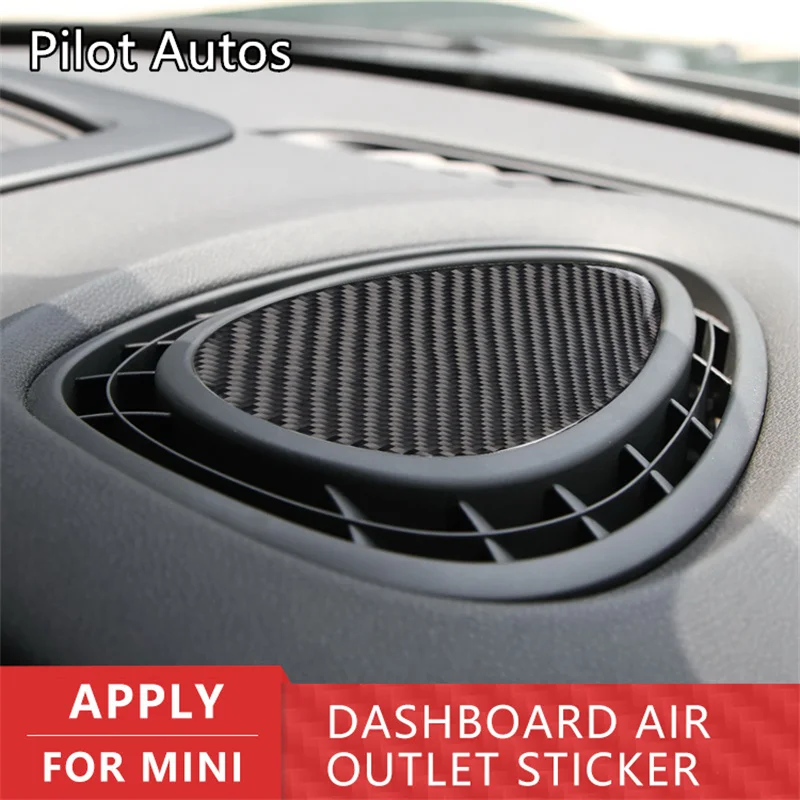 For Mini Dashboard Air Outlet Trim Genuine Soft Carbon Fiber 3D Sticker Interior Accessories
For Mini Dashboard Air Outlet Trim Genuine Soft Carbon Fiber 3D Sticker Interior Accessories