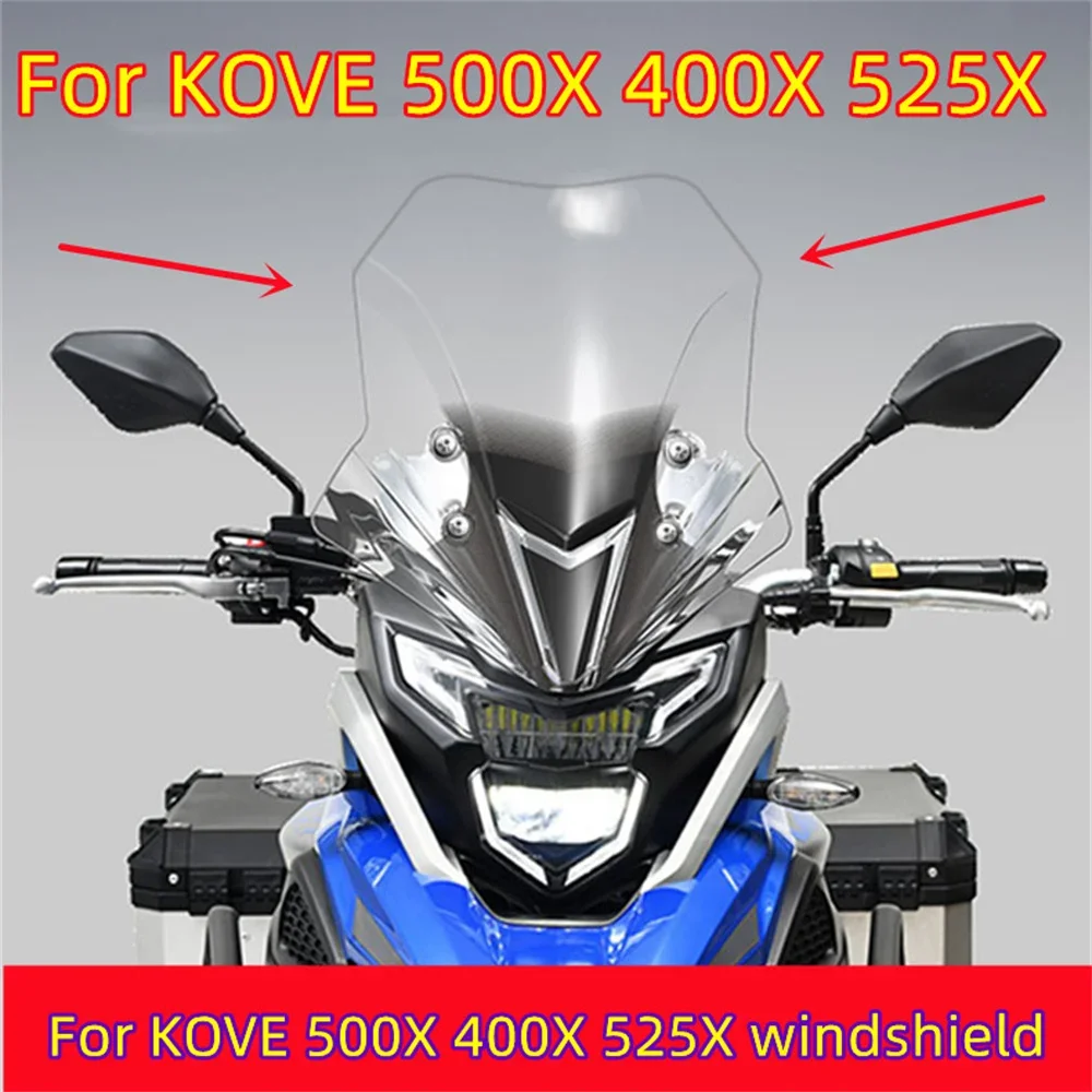 For KOVE 500X 400X 525X windshield raised front windshield modification accessories kove 500/400X 525 X
For KOVE 500X 400X 525X windshield raised front windshield modification accessories kove 500/400X 525 X