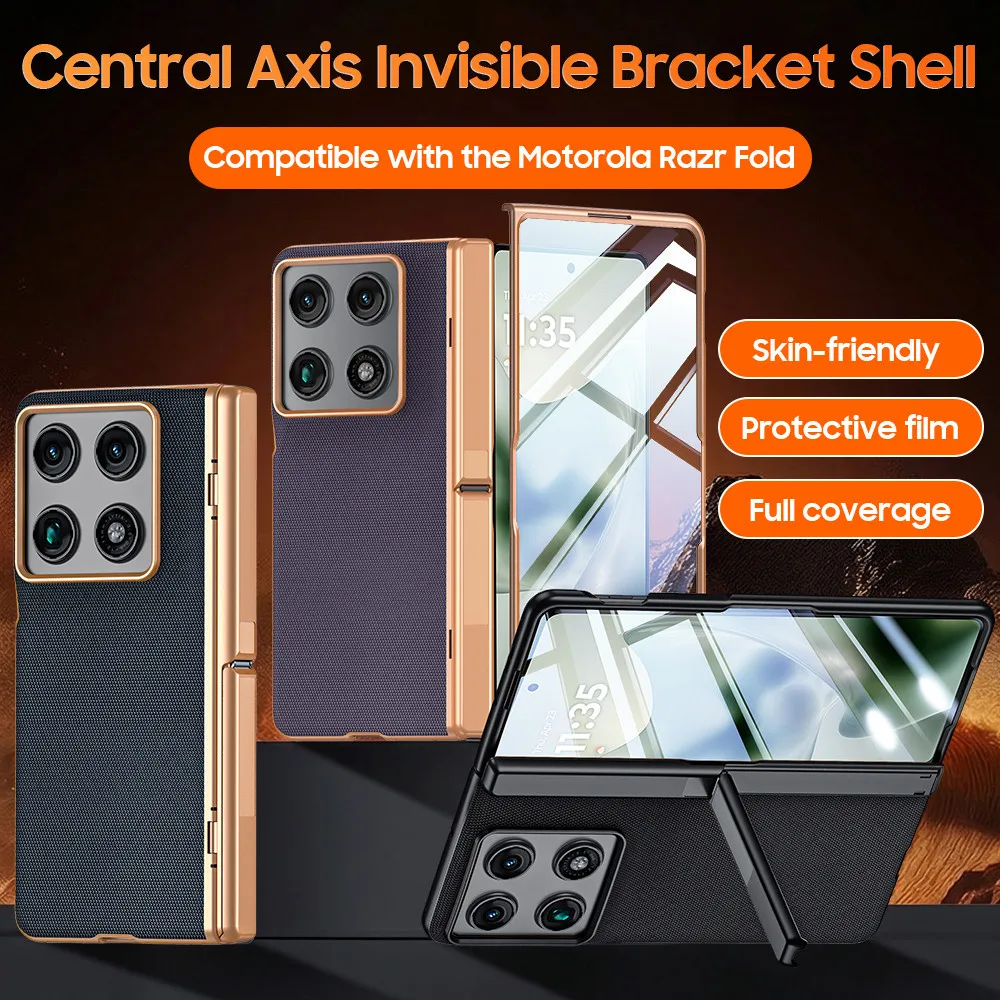 Plating Leather Case For Motorola Razr Fold 5G Kickstand Hinge Full Protective Cover For Motorola RAZR FOLD
Plating Leather Case For Motorola Razr Fold 5G Kickstand Hinge Full Protective Cover For Motorola RAZR FOLD