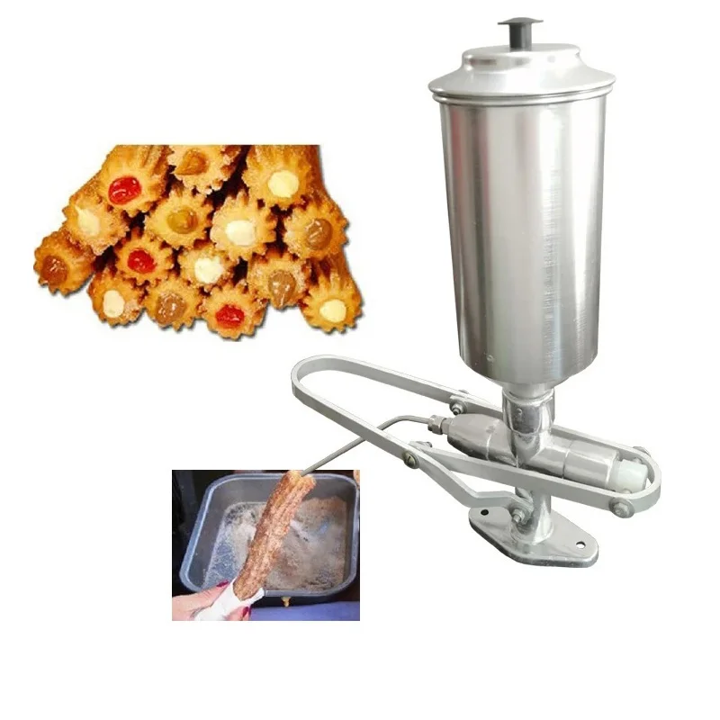 1.8L Commercial Ice Cream Churros Machine Spanish Churros Stuffing Machine Easy Operation Manual Donut Churros Filling Machine
1.8L Commercial Ice Cream Churros Machine Spanish Churros Stuffing Machine Easy Operation Manual Donut Churros Filling Machine