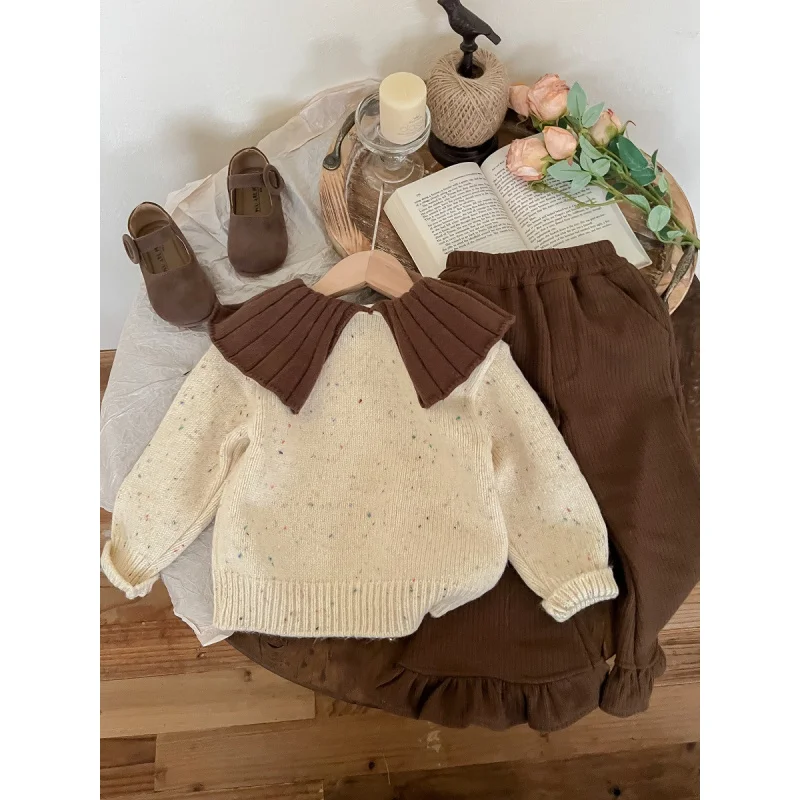 Mori Style Children's Clothing New Girl's Cardigan Knitwear for Baby Girls Kids' Sweater Autumn and Winter Suit
Mori Style Children's Clothing New Girl's Cardigan Knitwear for Baby Girls Kids' Sweater Autumn and Winter Suit