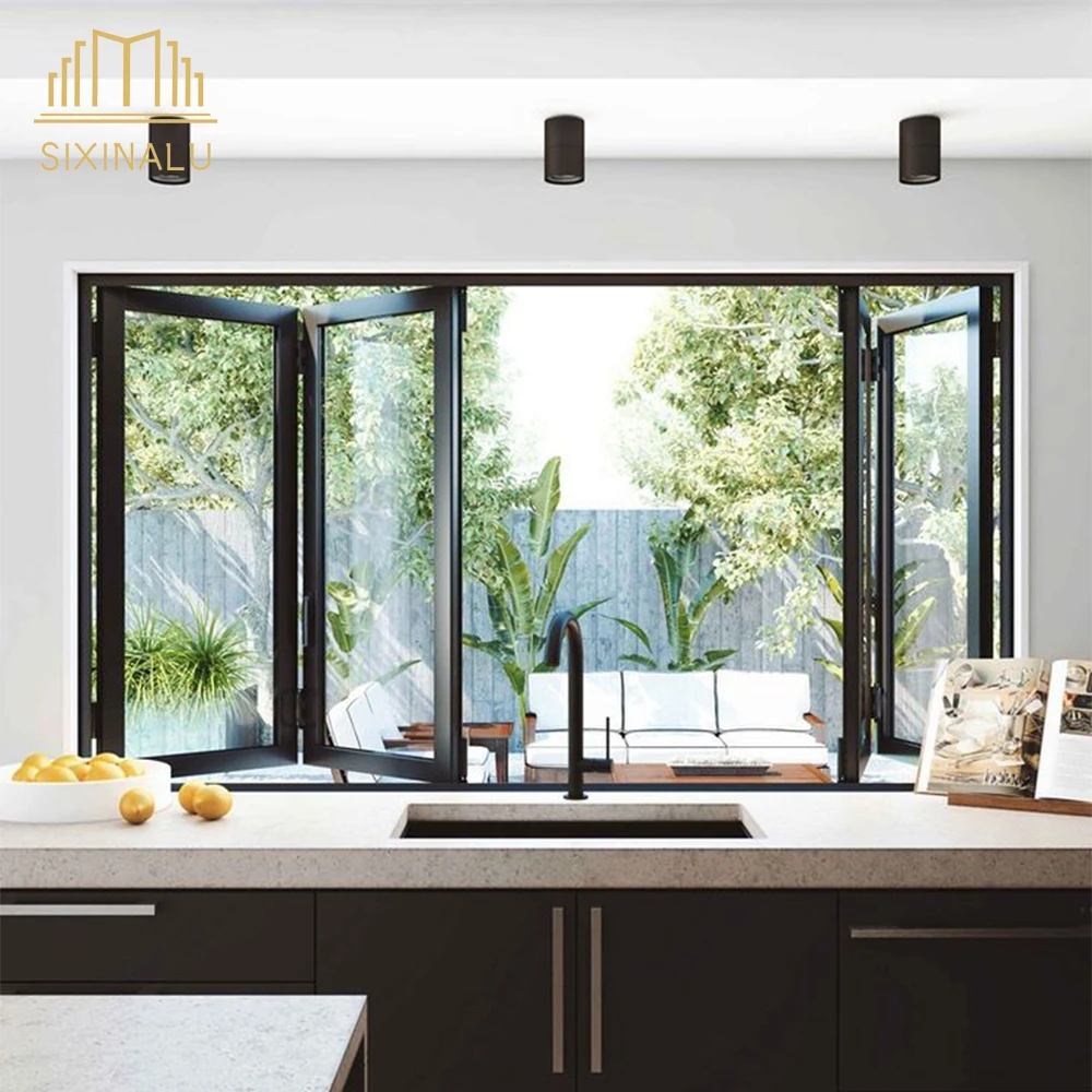 Sixinalu Folding Windows Aluminum Double Glaszed Bi-Fold Vertical for Blacony Dining Room Garden Windproof Fold Up Custom 1X1.2m
Sixinalu Folding Windows Aluminum Double Glaszed Bi-Fold Vertical for Blacony Dining Room Garden Windproof Fold Up Custom 1X1.2m