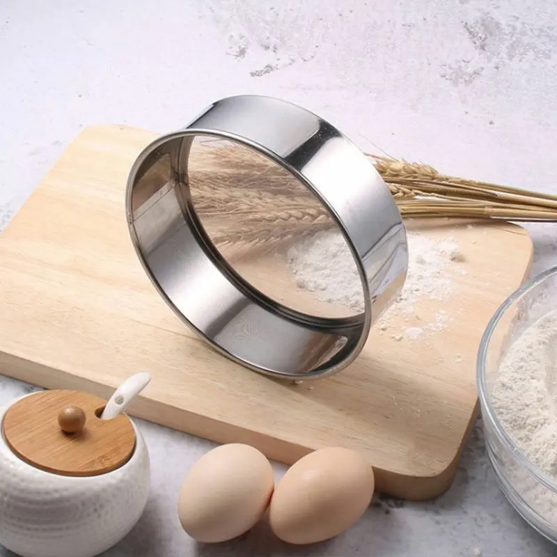1pcs Kitchen Mesh Flour Sifter Round Stainless Steel Flour Sieve Strainer Sifters
1pcs Kitchen Mesh Flour Sifter Round Stainless Steel Flour Sieve Strainer Sifters