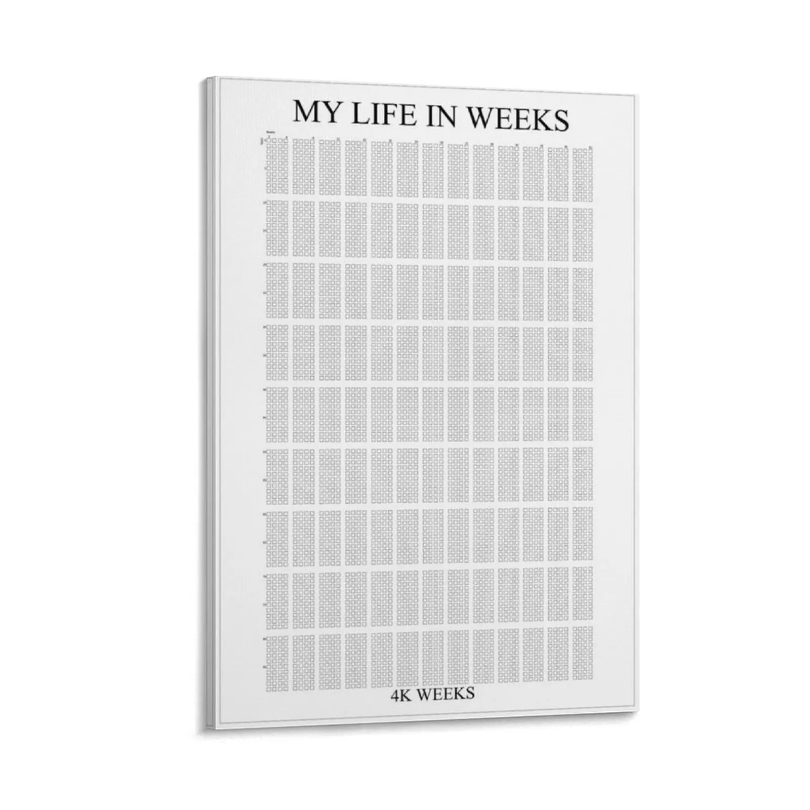 My Life in Weeks - Life Calendar Canvas Painting Decoration pictures room wall living room decoration Decoration bedroom
My Life in Weeks - Life Calendar Canvas Painting Decoration pictures room wall living room decoration Decoration bedroom