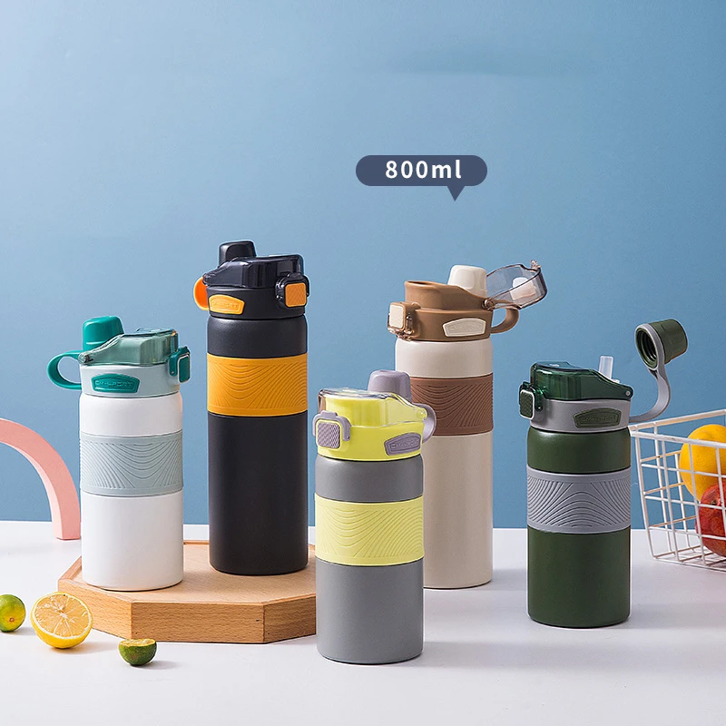 800ml 304 Stainless Steel Insulated Cup, Large Capacity Water Kettle, Men's and Women's Sports Water Cup, Portable Student Cup
800ml 304 Stainless Steel Insulated Cup, Large Capacity Water Kettle, Men's and Women's Sports Water Cup, Portable Student Cup