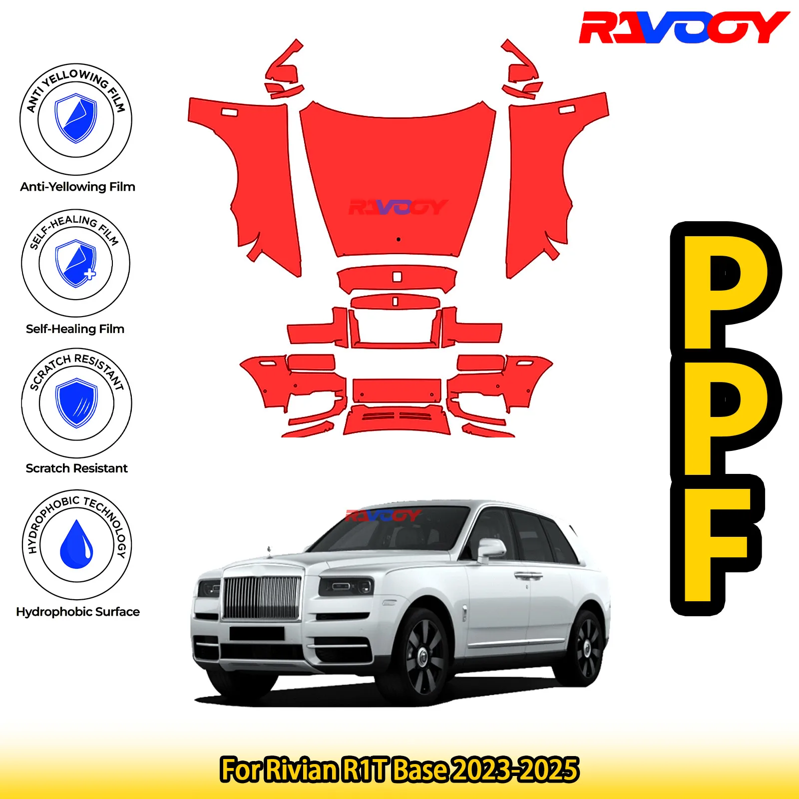 For Rolls Royce Cullinan Base 2018-2024 Glossy Matte Black Precut front PPF Kit Paint Protection Film
For Rolls Royce Cullinan Base 2018-2024 Glossy Matte Black Precut front PPF Kit Paint Protection Film