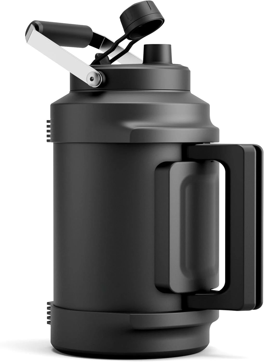 1 Gallon 128oz Midnight Stainless Steel Insulated Water Jug, 2-in-1 Straw Spout Lid with Dual Handle, Leakproof 48H Cold Retention for Gym Biking Travel Home Picnic
1 Gallon 128oz Midnight Stainless Steel Insulated Water Jug, 2-in-1 Straw Spout Lid with Dual Handle, Leakproof 48H Cold Retention for Gym Biking Travel Home Picnic