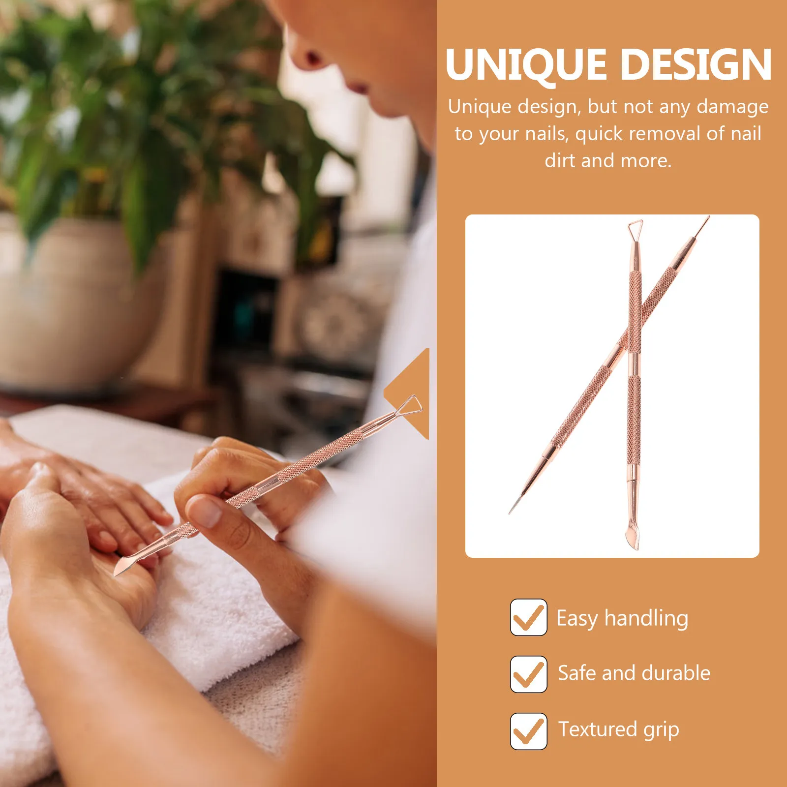 2Pcs Nail Dead Skin Pusher High Quality Stainless Steel Cuticle Pusher Tool Nail Cleaning Tool Manicure Pedicure Supplies
2Pcs Nail Dead Skin Pusher High Quality Stainless Steel Cuticle Pusher Tool Nail Cleaning Tool Manicure Pedicure Supplies