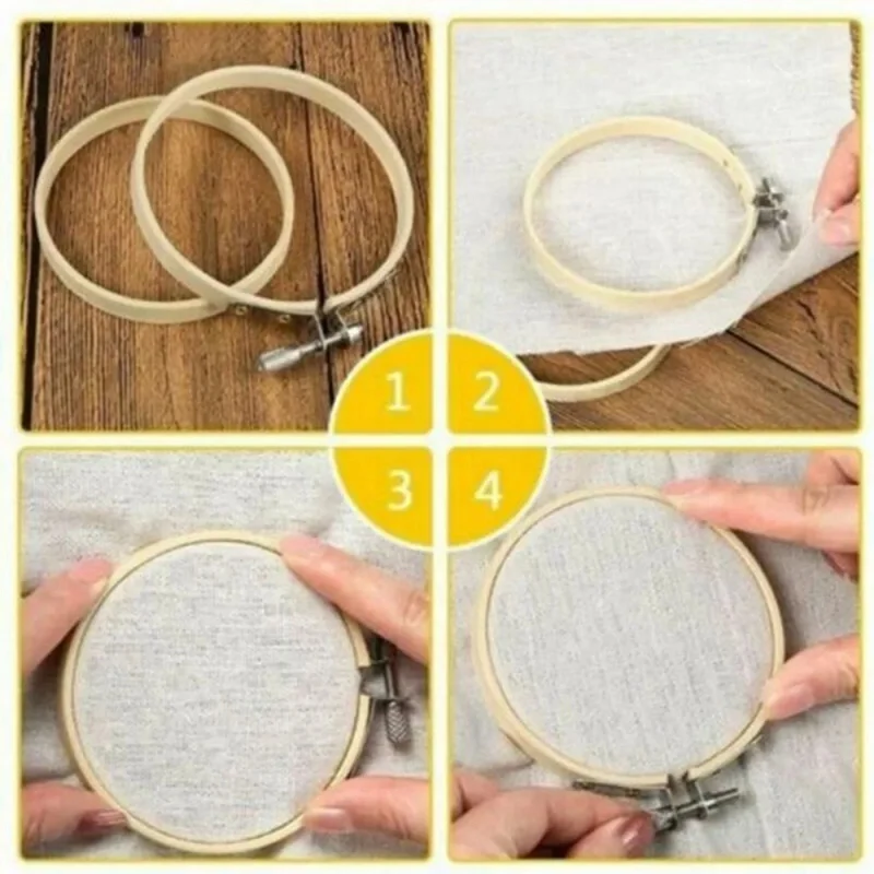 40Cm DIY Crosss Stitchs Embroidery Circle Bamboo Hoop Crosss Hoop Ring Support Wooden Needle Craft Tools Durable Easy To Use
40Cm DIY Crosss Stitchs Embroidery Circle Bamboo Hoop Crosss Hoop Ring Support Wooden Needle Craft Tools Durable Easy To Use