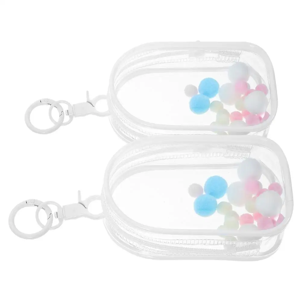 2 Pcs Bag Action Purse Three-dimensional Keychain Pvc Coin Display Case for Car
2 Pcs Bag Action Purse Three-dimensional Keychain Pvc Coin Display Case for Car