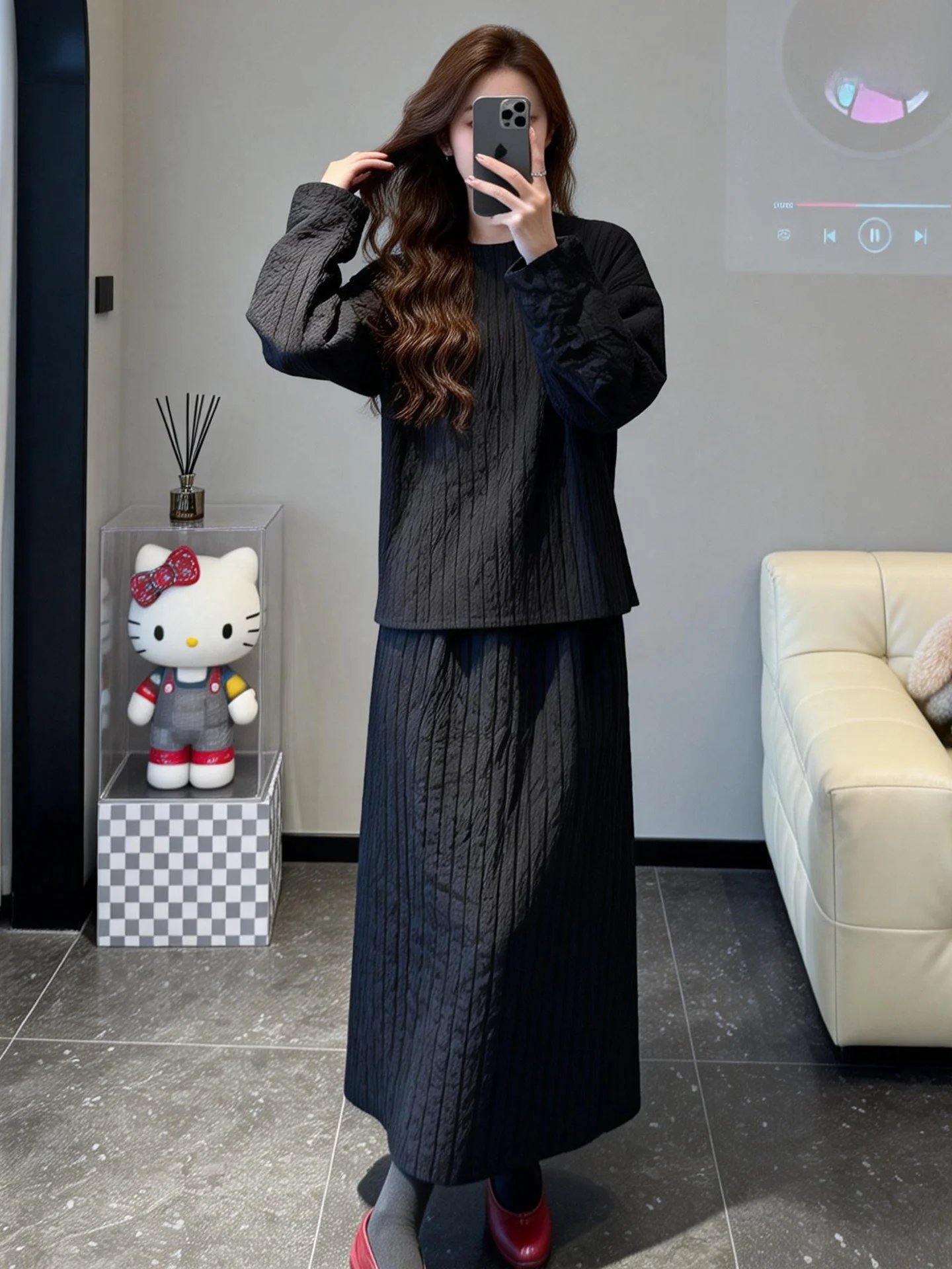 Winter Casual Cotton Hoodie Jacket High Waist Slimming Skirt Two Piece Set Women's Fashion Ensemble Thickened Long Sleeve rou...
Winter Casual Cotton Hoodie Jacket High Waist Slimming Skirt Two Piece Set Women's Fashion Ensemble Thickened Long Sleeve rou...