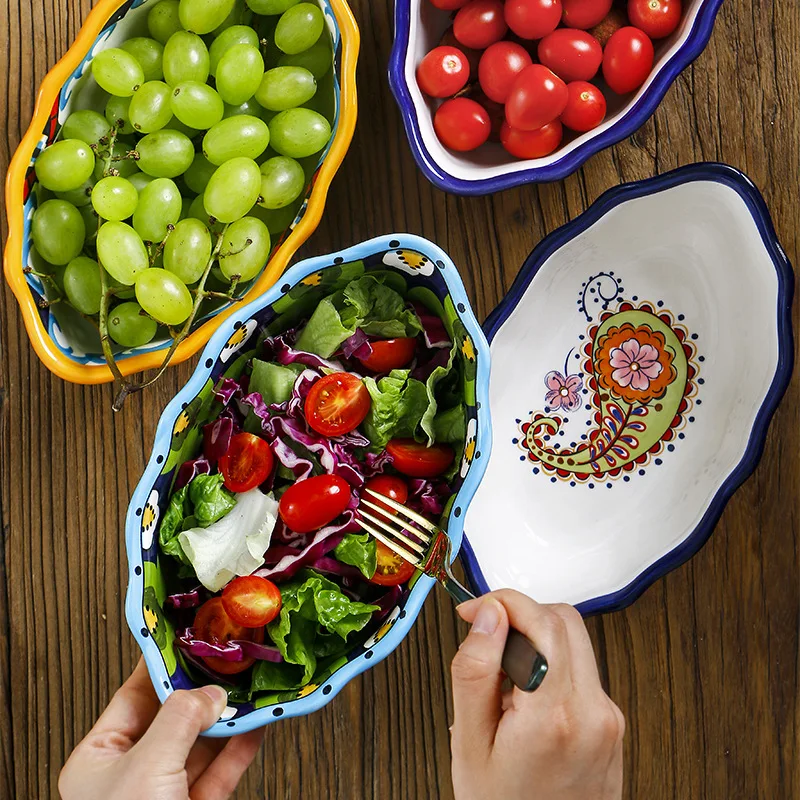 Creative Ceramic Bowl Set Salad Dessert Dish Unique Shape Fruit Bowls For Home Use Snack Bar Candy Serving Tableware
Creative Ceramic Bowl Set Salad Dessert Dish Unique Shape Fruit Bowls For Home Use Snack Bar Candy Serving Tableware