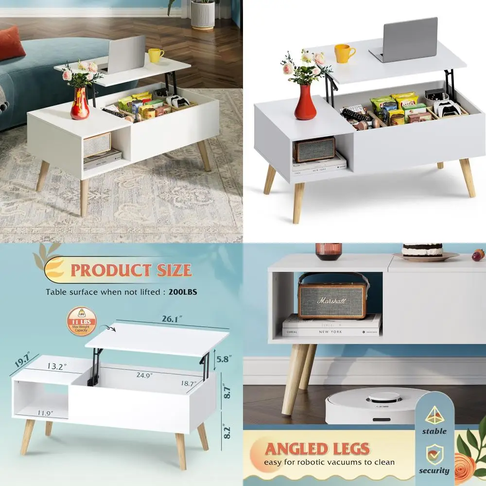 39 White Wooden Dining Table with Storage Shelves and Hidden Compartments for Living Room
39 White Wooden Dining Table with Storage Shelves and Hidden Compartments for Living Room