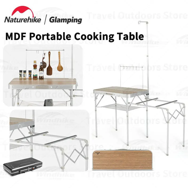 Naturehike МДФ Портативный кухонный стол Открытый Кемпинг Пикник Барбекю Кухонный стол для приготовления пищи Многофункциональный стол с полкой
Naturehike МДФ Портативный кухонный стол Открытый Кемпинг Пикник Барбекю Кухонный стол для приготовления пищи Многофункциональный стол с полкой