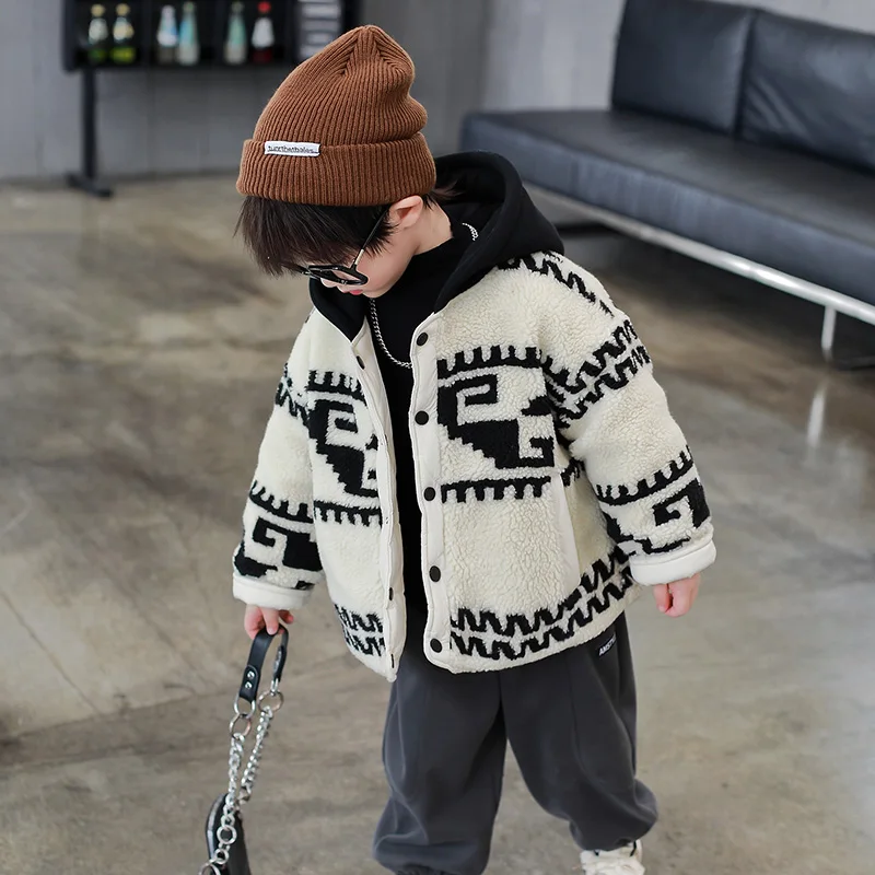 Thiened Fce Winter Jaet for Boys Double-Sided Wearable Waterproof Cotton Coat Youth Faion Korean Sle Children's Cl...
Thiened Fce Winter Jaet for Boys Double-Sided Wearable Waterproof Cotton Coat Youth Faion Korean Sle Children's Cl...