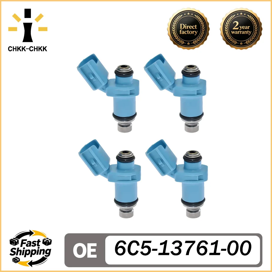 CHKK-CHKK 4pcs 6C5-13761-00-00 High Quality Fuel Injectors For Yamaha 40HP 50hp 60 6C5-13761 6C51376100 10holes
CHKK-CHKK 4pcs 6C5-13761-00-00 High Quality Fuel Injectors For Yamaha 40HP 50hp 60 6C5-13761 6C51376100 10holes
