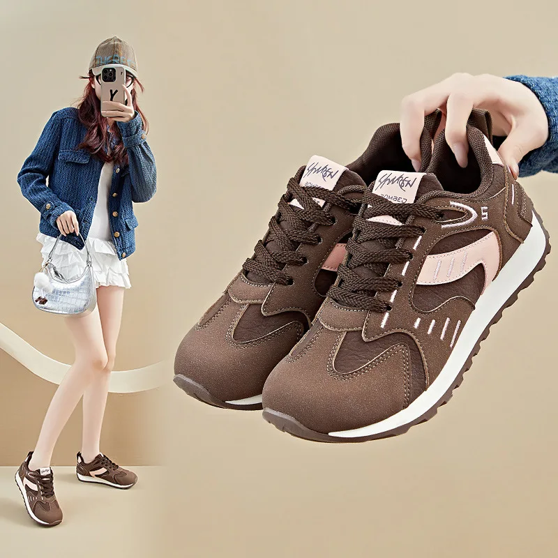 Korean Style Women's Running Shoes 2025 Autumn Season Student Casual Sporty Thick Bottom Heel Increase Comfortable Shoes
Korean Style Women's Running Shoes 2025 Autumn Season Student Casual Sporty Thick Bottom Heel Increase Comfortable Shoes