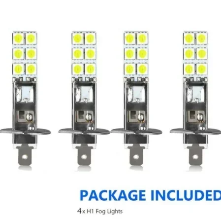 4PCS H1 50W Car LED Headlight Bulbs Kit Super Bright Motorcycle Foglight Driving Light Fog Lamp DRL 6000K 12V 24V Accessories
4PCS H1 50W Car LED Headlight Bulbs Kit Super Bright Motorcycle Foglight Driving Light Fog Lamp DRL 6000K 12V 24V Accessories