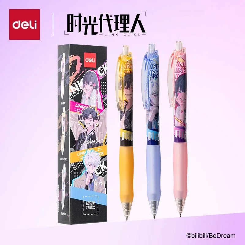 Anime Link Click Charles Lucas Jo Cosplay Cartoon Retractable Black Water-based Pen Roller Ball Neutral Pens Stationery Xmas
Anime Link Click Charles Lucas Jo Cosplay Cartoon Retractable Black Water-based Pen Roller Ball Neutral Pens Stationery Xmas