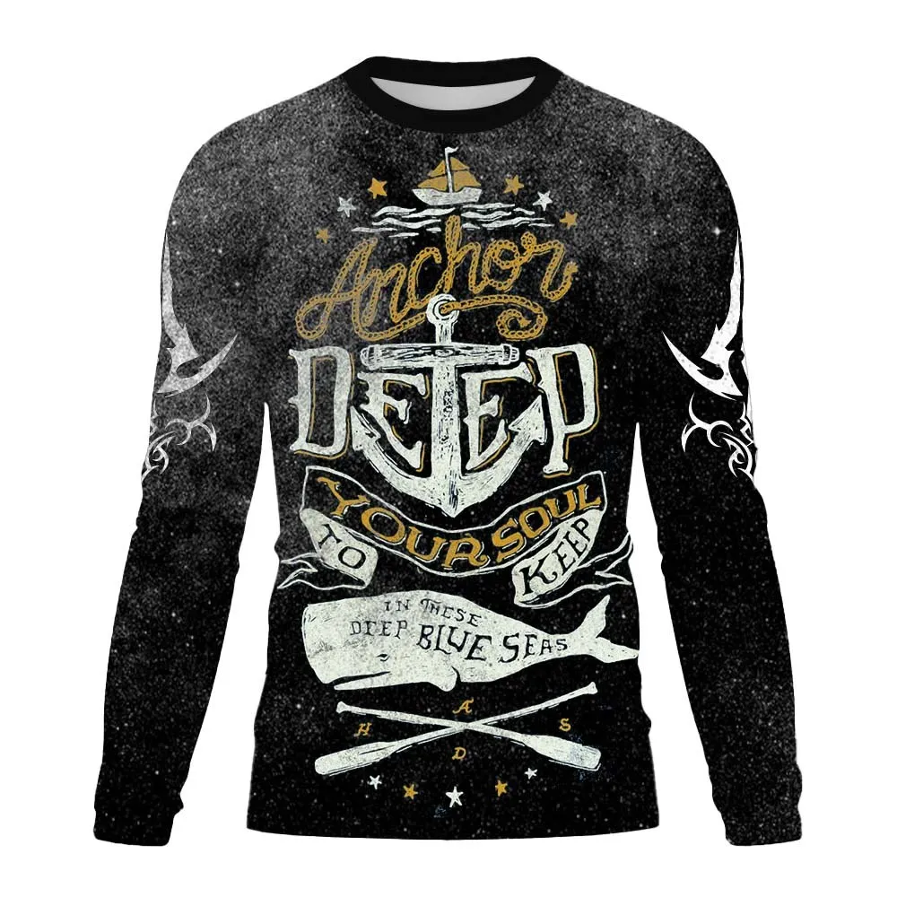 2023 New Men's Retro T-shirt Long Sleeve Round Neck T Shirts Letter 3D Print Fashion Casual Tops Oversize Pullover Men Clothing
2023 New Men's Retro T-shirt Long Sleeve Round Neck T Shirts Letter 3D Print Fashion Casual Tops Oversize Pullover Men Clothing