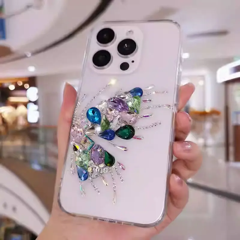 Элитный роскошный чехол ручной работы с цветными стразами в виде бабочек для iPhone 17 Pro Max, 16 Pro, 15, 14, 13 – противоударный чехол для телефонов для девушек
Элитный роскошный чехол ручной работы с цветными стразами в виде бабочек для iPhone 17 Pro Max, 16 Pro, 15, 14, 13 – противоударный чехол для телефонов для девушек
