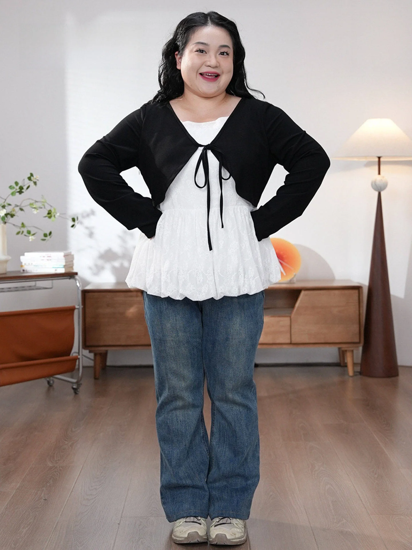 Женская дышащая блузка Fun Bojie Layered Flower Language больших размеров с завышенной талией, длинными рукавами и принтом, приятная к телу
Женская дышащая блузка Fun Bojie Layered Flower Language больших размеров с завышенной талией, длинными рукавами и принтом, приятная к телу