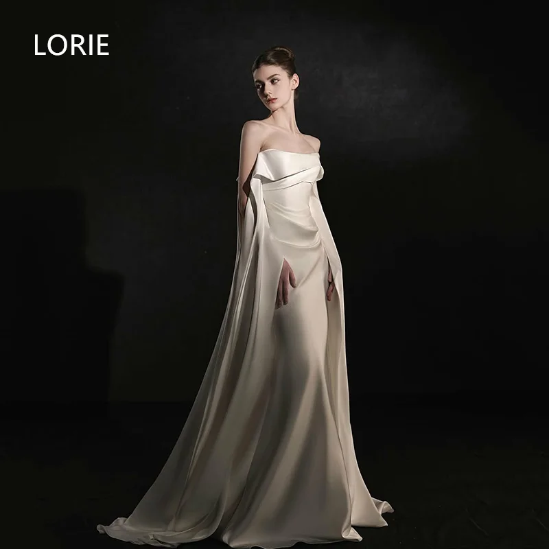 LORIE Sexy A-line Wedding Dresses Off Shoulder Princess Sleeveless Pleats Bridal Gown Backless Wedding Gowns Customized 2025
LORIE Sexy A-line Wedding Dresses Off Shoulder Princess Sleeveless Pleats Bridal Gown Backless Wedding Gowns Customized 2025