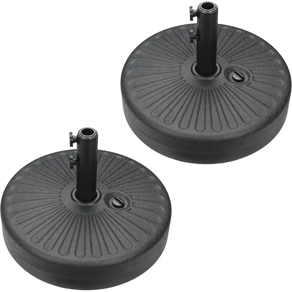 20 Heavy Duty Round Base Umbrella Stand for Outdoor Use - 50lbs Capacity, Black
20 Heavy Duty Round Base Umbrella Stand for Outdoor Use - 50lbs Capacity, Black