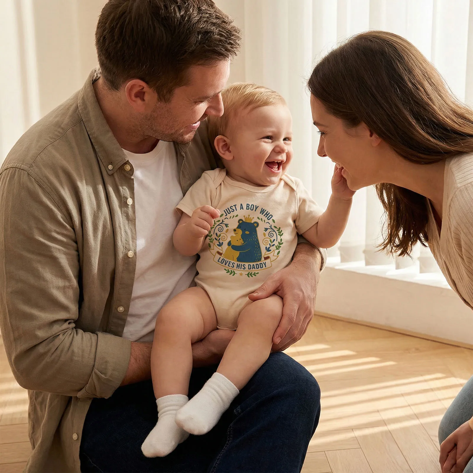 Комбинезон с короткими рукавами для маленьких мальчиков "Just A Boy Who Loves His Daddy" с принтом медведя, наряд для малышей на День отца
Комбинезон с короткими рукавами для маленьких мальчиков "Just A Boy Who Loves His Daddy" с принтом медведя, наряд для малышей на День отца