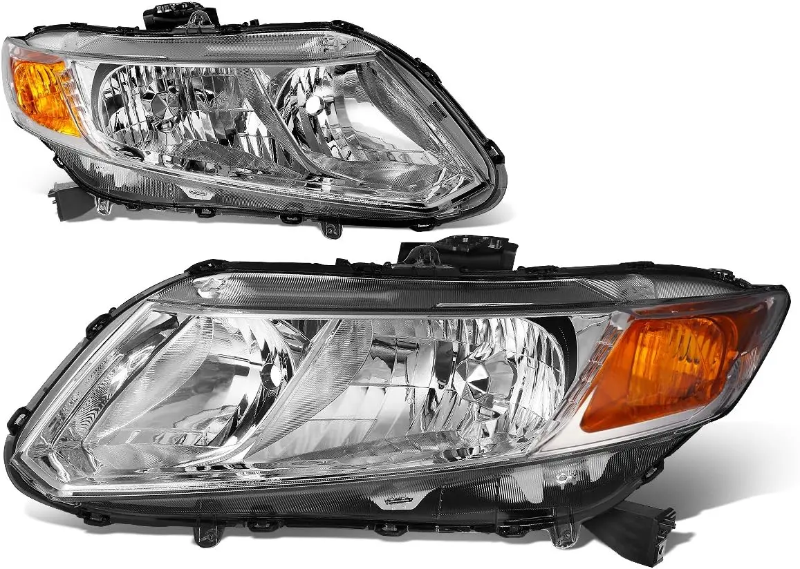 Фары в сборе, совместимые с Honda Civic Sedan/Coupe, 2012–2013 2014, 2015, галогенные фары со стороны водителя и пассажира.
Фары в сборе, совместимые с Honda Civic Sedan/Coupe, 2012–2013 2014, 2015, галогенные фары со стороны водителя и пассажира.