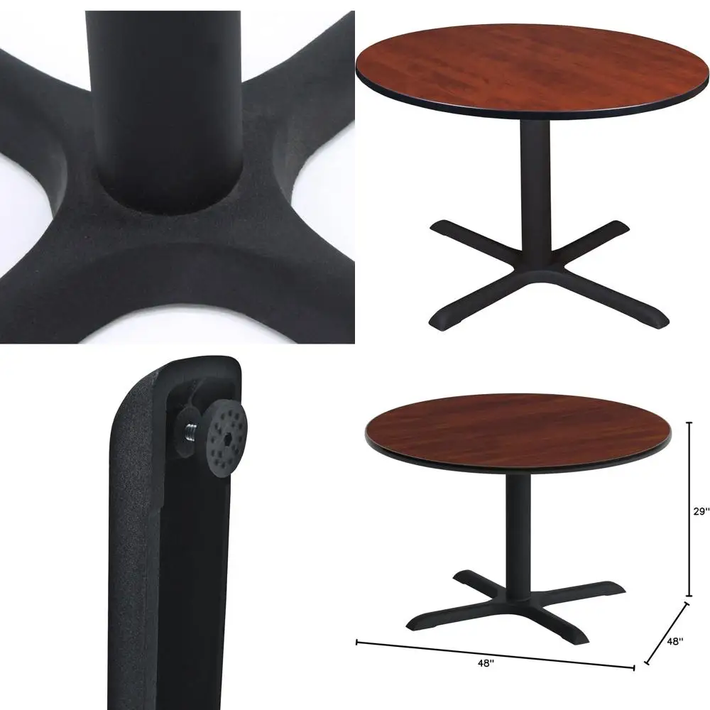 48 Round Cherry Breakroom Table
48 Round Cherry Breakroom Table
