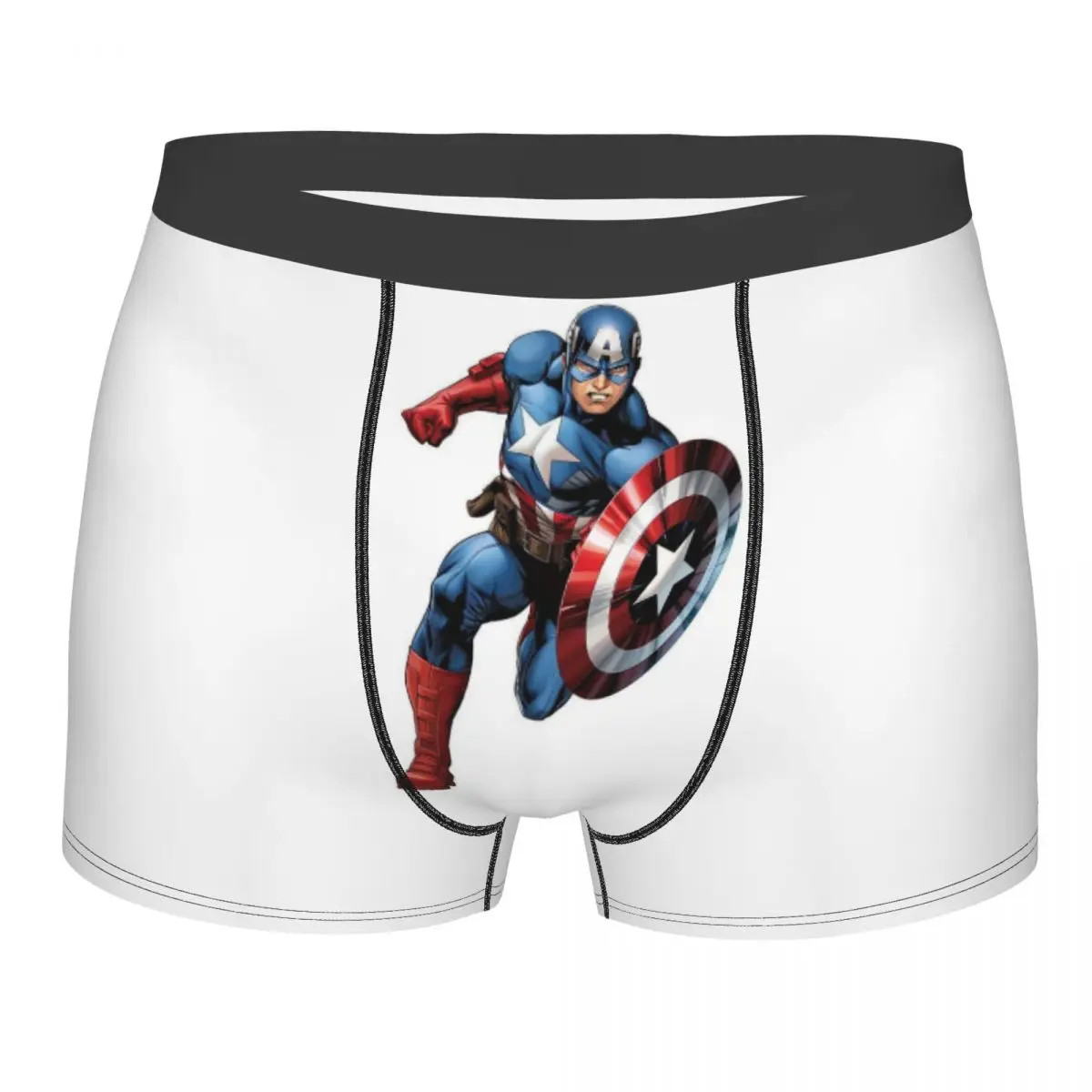 Custom Captain America Movie Underwear Men Stretch Boxer Briefs Shorts Panties Soft Underpants For Male
Custom Captain America Movie Underwear Men Stretch Boxer Briefs Shorts Panties Soft Underpants For Male