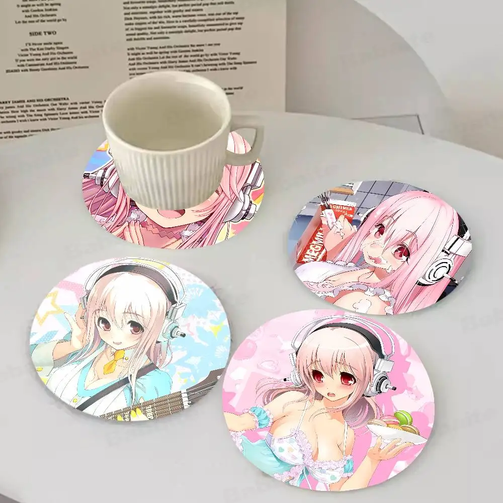 Cartoon Virtual Singer Super Sonico Coaster Wooden Drink Tray Suitable for Restaurants and Coffee Shops Easy To Wash and Clean
Cartoon Virtual Singer Super Sonico Coaster Wooden Drink Tray Suitable for Restaurants and Coffee Shops Easy To Wash and Clean