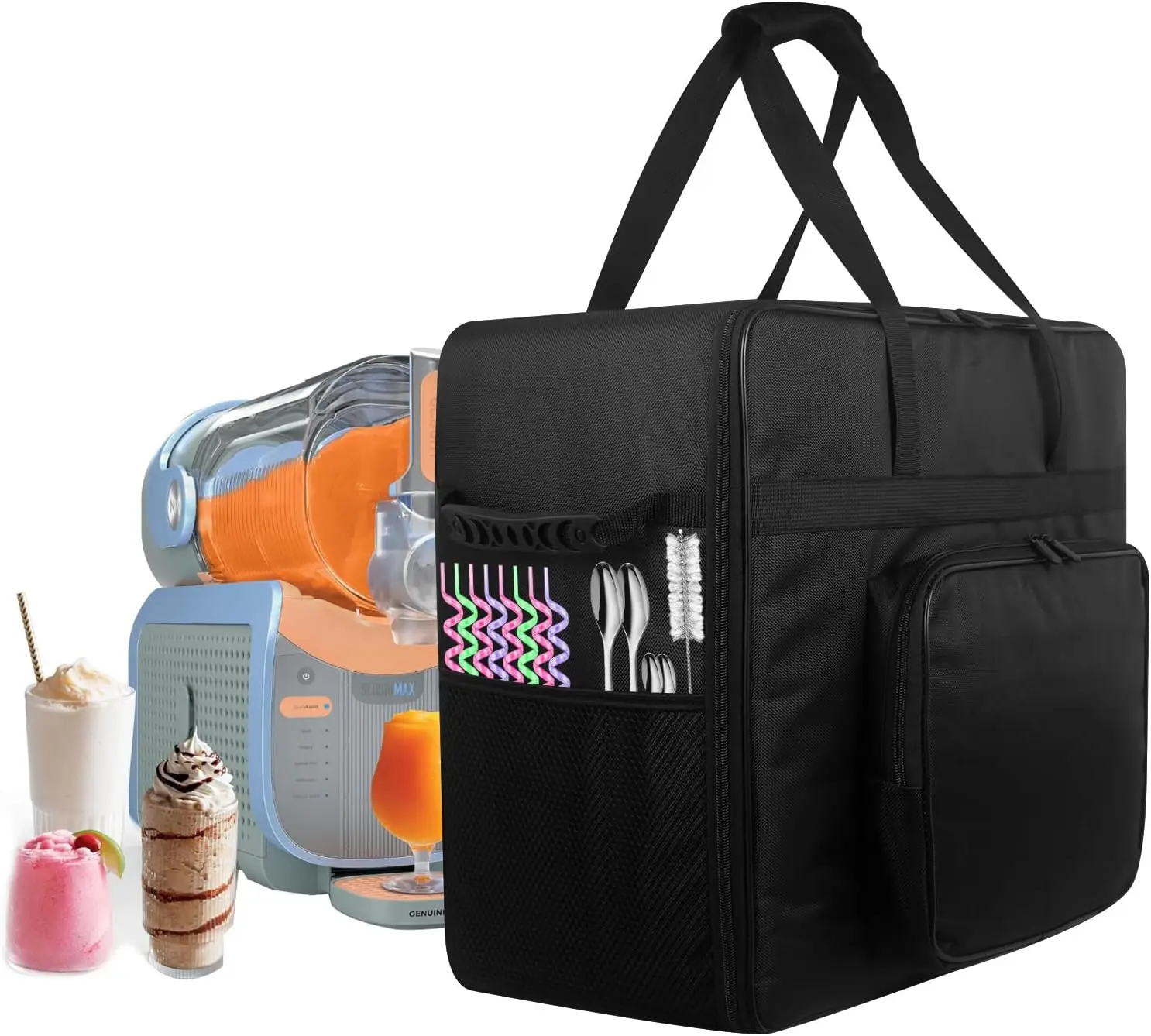 Slushie Machine Travel Bag Frozen Drink Maker Carrying Case Waterproof Nylon Storage Bag for SLUSHi Max| XXL Smart Fr
Slushie Machine Travel Bag Frozen Drink Maker Carrying Case Waterproof Nylon Storage Bag for SLUSHi Max| XXL Smart Fr