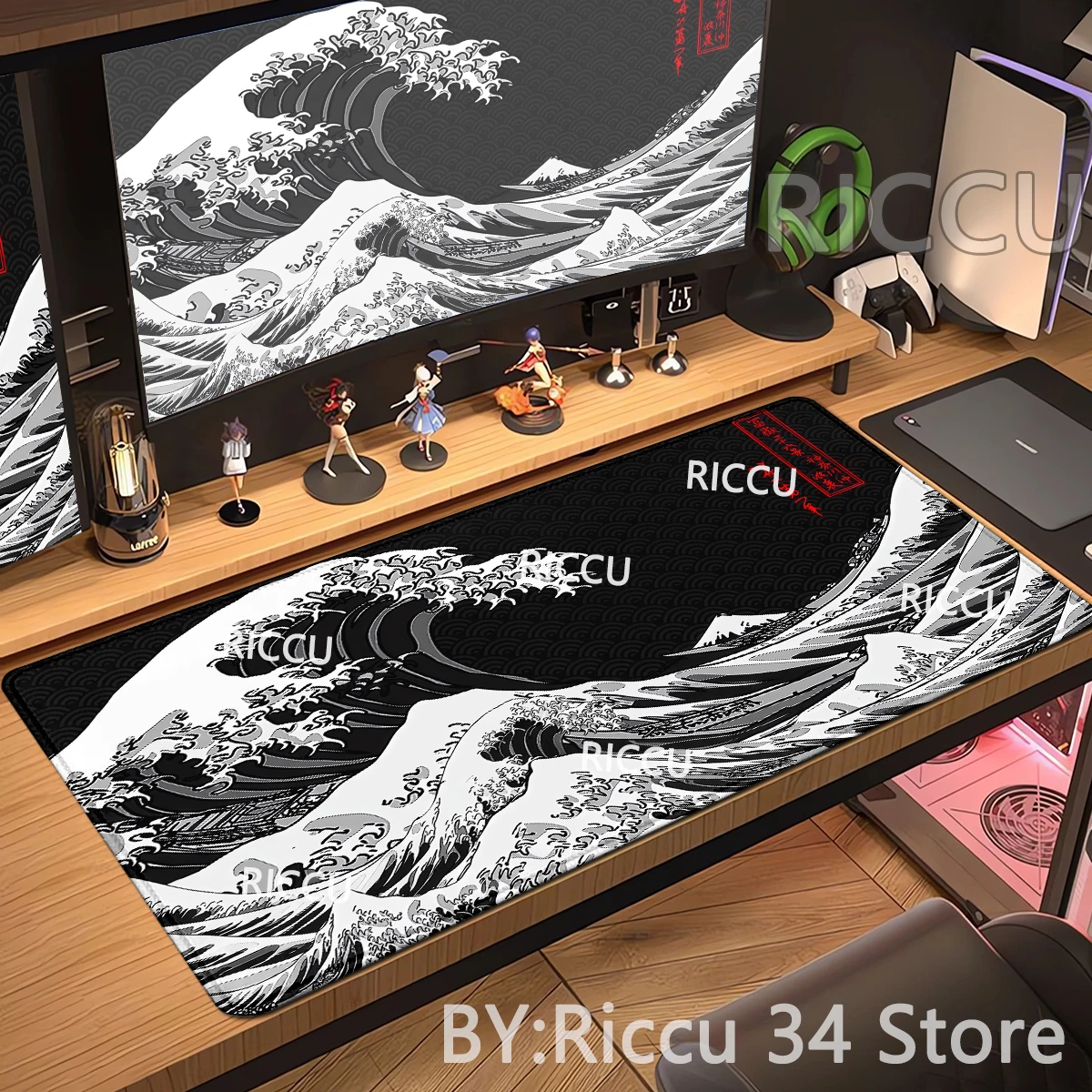 Art Mouse Pad Japan The Great Wave of Kanagawa Large Gaming Mousepad Gamer Keyboard Mouse Mats Office Computer E-Sports Desk Mat
Art Mouse Pad Japan The Great Wave of Kanagawa Large Gaming Mousepad Gamer Keyboard Mouse Mats Office Computer E-Sports Desk Mat